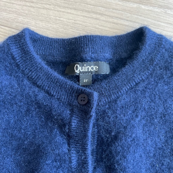 Quince Washable Cashmere Toddler Cardigan 3T - Picture 4 of 6